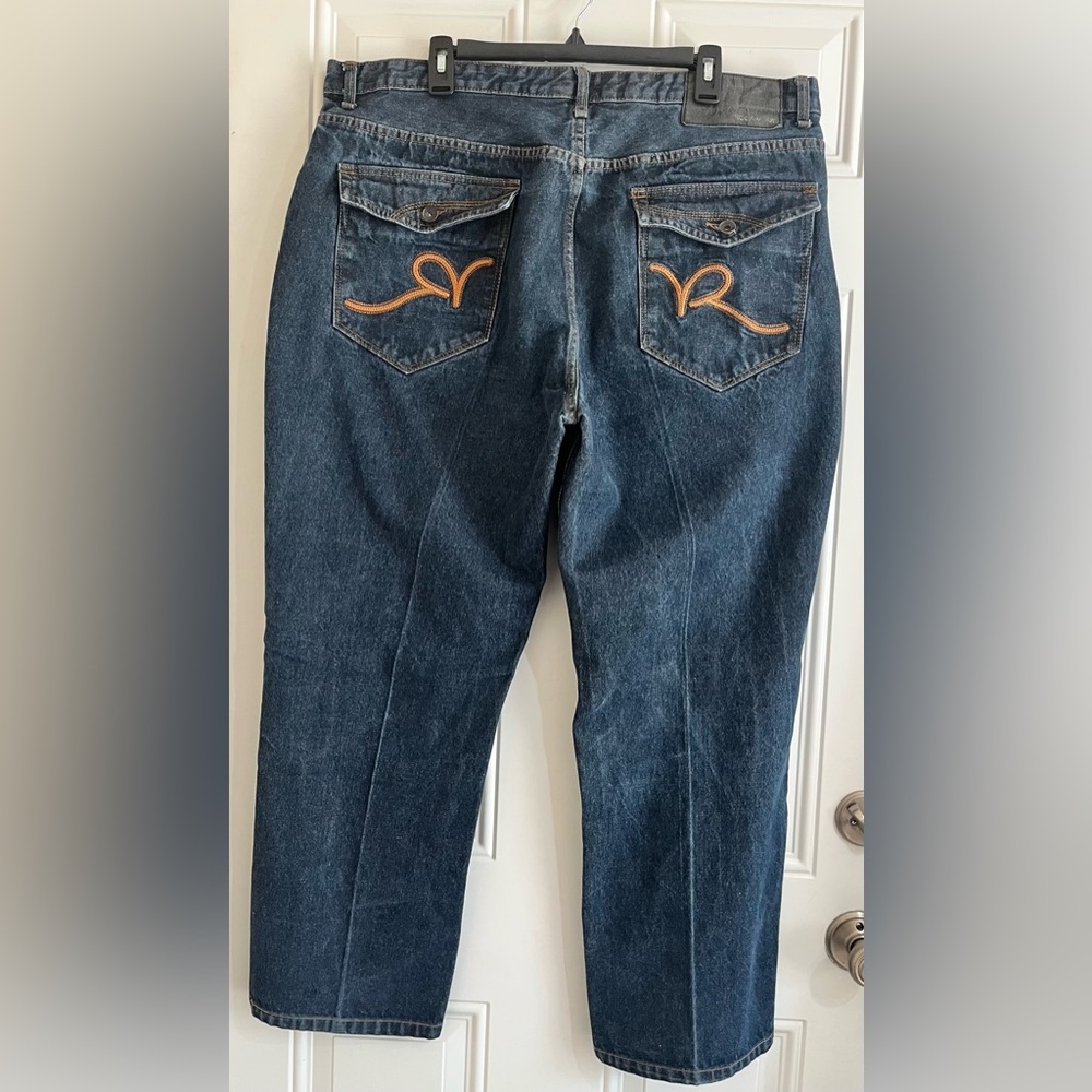 Vintage Rocawear Denim Hip Hop Jeans Baggy Pants Classic Fit Y2K‎ Street Mens 42